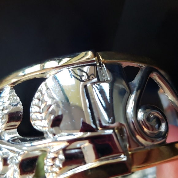 Collezio Two-tone Cuff Bracelet Watch - Picture 7 of 17